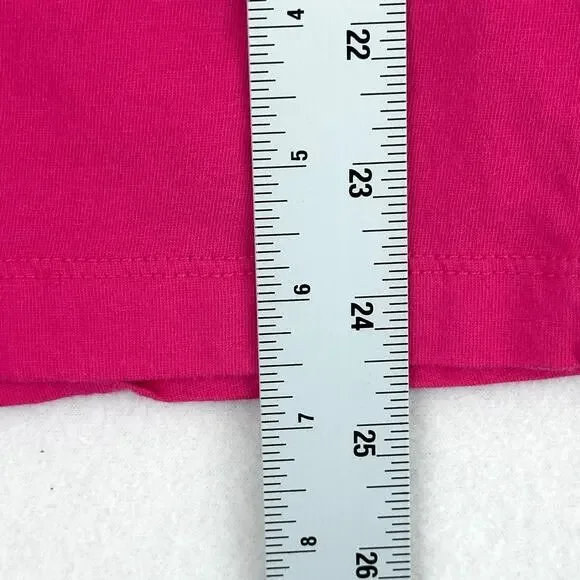 Air Supply Rhinestone T-Shirt Womens Pink Tee Short Sleeve Round Neck Cotton - Picture 11 of 11